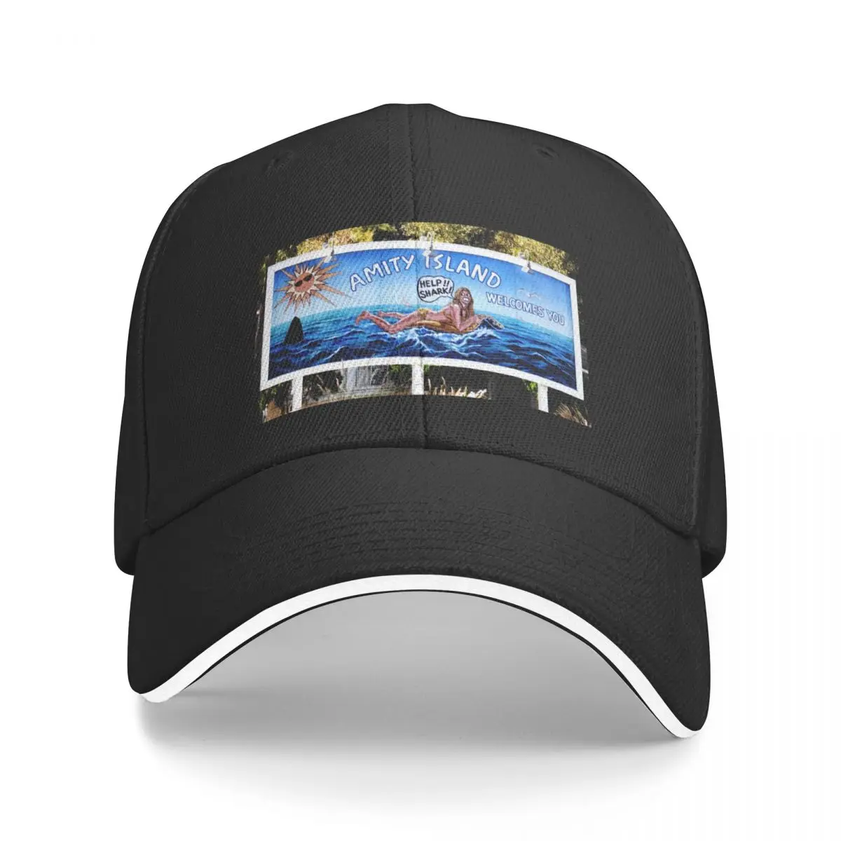 

HELP! Shark! Baseball Cap New In Hat |-F-| Military Tactical Cap Golf Women Men's