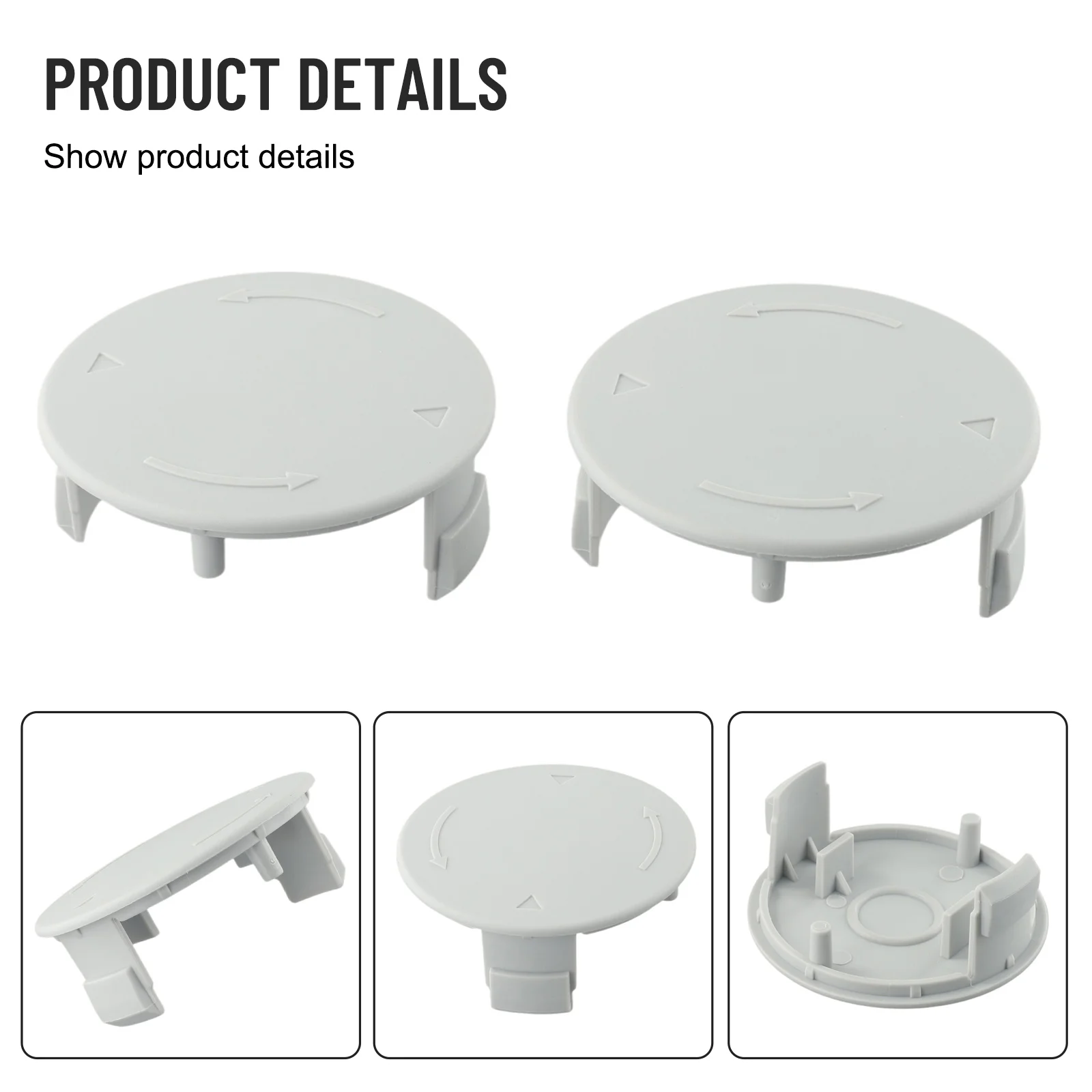 1/2Pcs Grass Trimmer Spool Cap For BOSCH AFS- 23-37 F016F04841 F016F05384 Lawn Mower Replacement Spool Cover Accessories