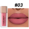 handaiyan 8 colors waterproof non-stick cups do not lose color matte mud lips fast drying lipstick matte lip glaze 6