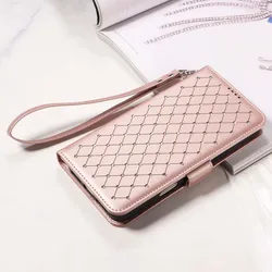 Luxurious Leather Glitter Diamond Magnetic Flip Wallet Cover - iPhone 6 s (Rose Gold)