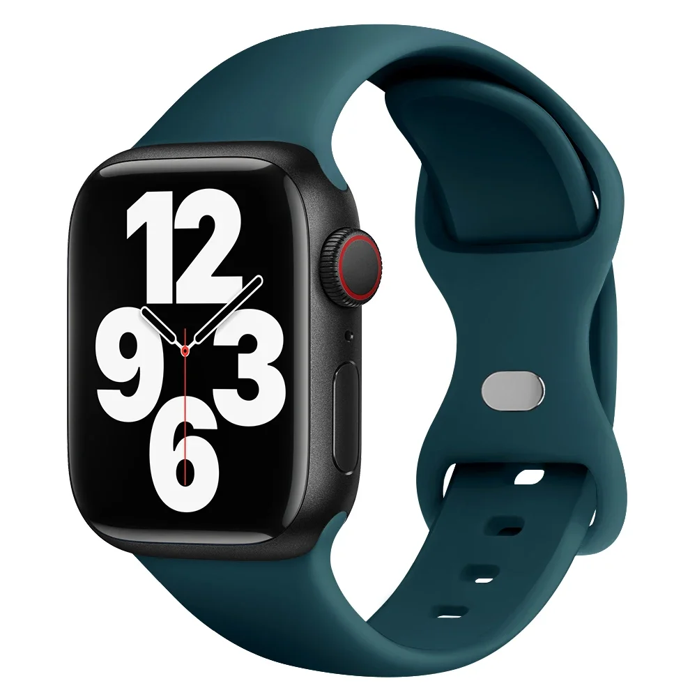Premium Soft Silicone Smartwatch Band - Versatile Sport Strap Bracelet
