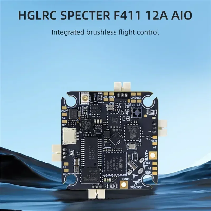 HGLRC SPECTER F411 12A AIO F411 Контроллер полета 12A 4in1 ESC 400мВт UART ELRS 2.4G