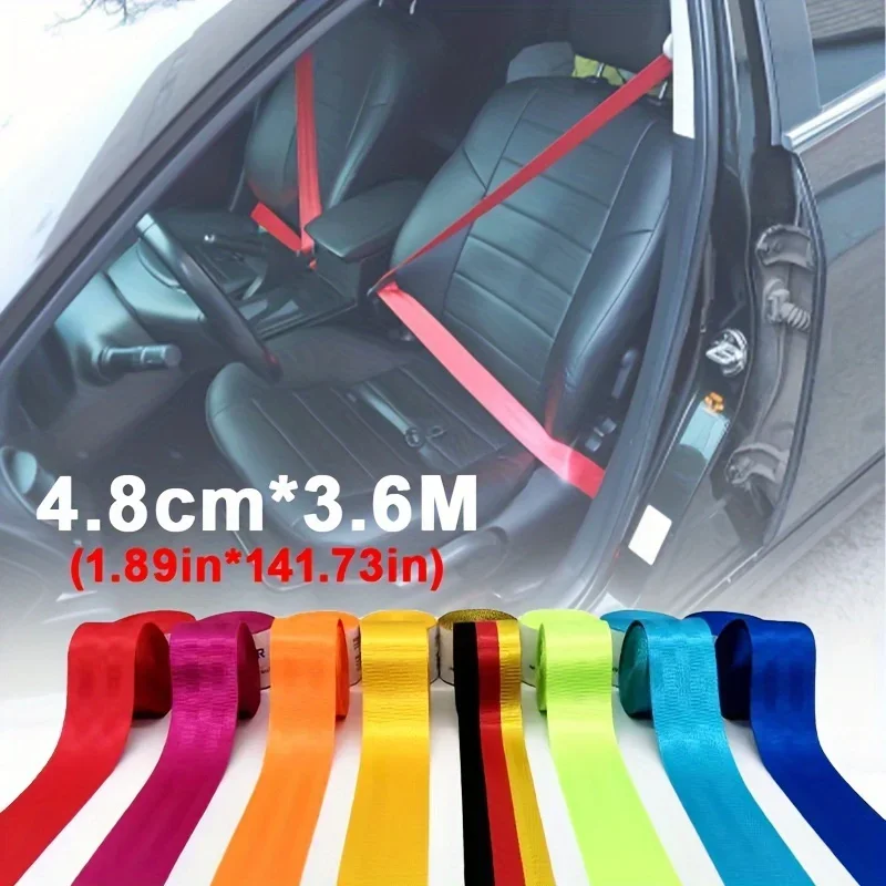 Polyester Car Seat Belt Webbing for Racing Cars