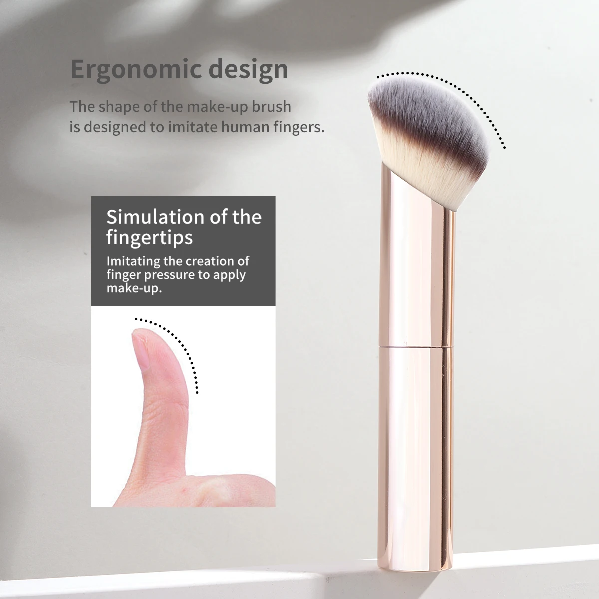 Synthetic Hair Makeup Brush Set for Liquid Powder Blending