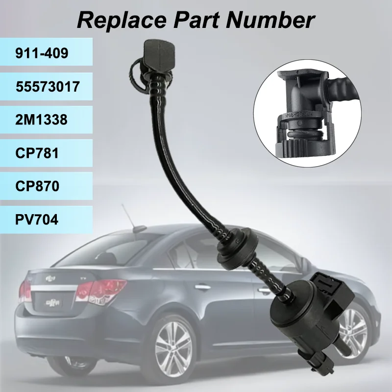 for Dorman 911-409 Vapor Canister Purge Valve Compatible with Select Buick/Chevrolet Models EVAP Purge Valve Solenoid 55573017