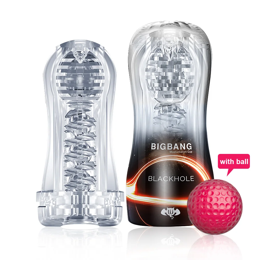 IKOKY Soft Pussy Toys for Men Male Masturbator Glans Ball Stimulator Vacuum Sex Cup Trainer Transparent_voghion.com