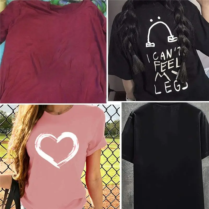 AEE9-33피스 HTV 열전사 비닐 번들 흰색 및 검정색 열전사 비닐 티셔츠 12X10인치