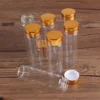 5pcs 50ml 30*100mm Spice Jars Glass bottle with Golden Caps Glass vessels Potion bottles Perfume Bottle for Wedding favors 4