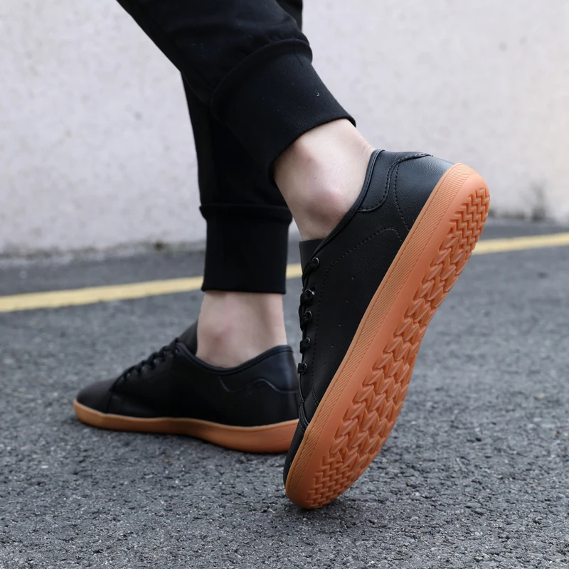 Flexible Soles Foot Wide Toe Box Barefoot Shoes For Men Zero Drop