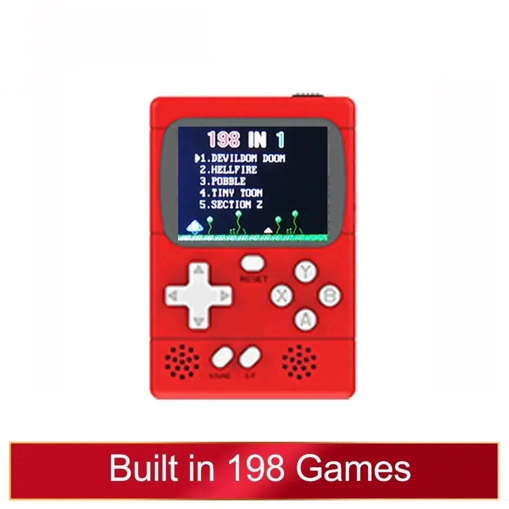 Gゲージ GAMINJA GC36 Built in 198 Games Portable Mini Video Game Console