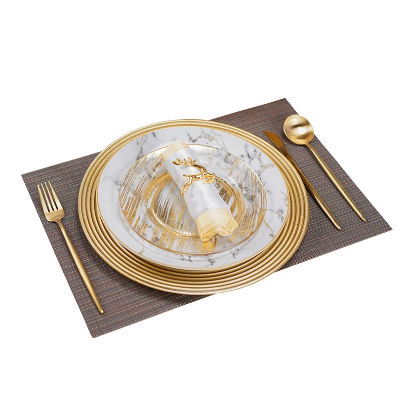 Luxury Gold & Marble Design Tableware Set 5 Luxury Gold & Marble Design Tableware Set 5