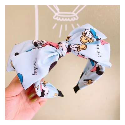Disney cartoon Frozen children head hoop bow hair pin doll accessories headband princess cosmetic headwear girl birthday gift