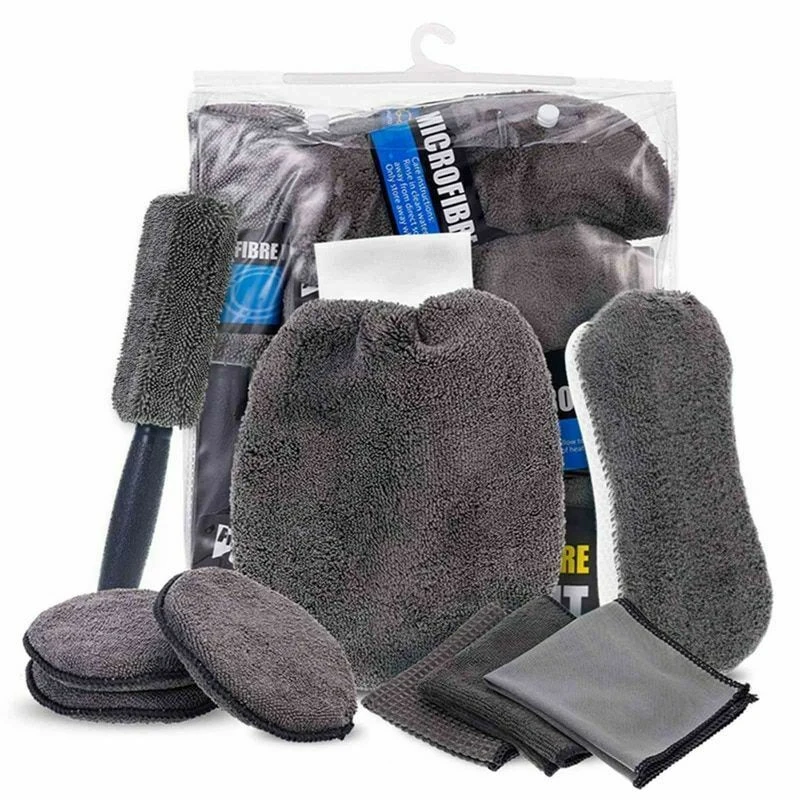 

Care Cleaning Tool Auto Wash Mitt Microfiber Towel Wash Gloves Wheel Brush Pad Wash Sponge Mitt Auto Car Wash