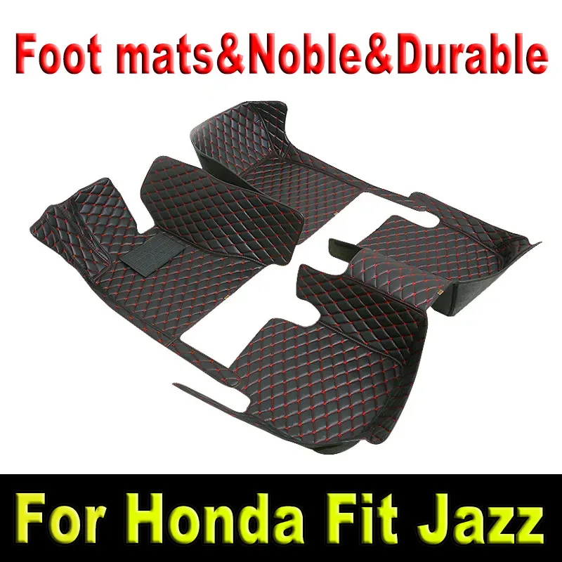 

Car Floor Mats For Honda Fit Jazz 5-seat 2014 2015 2016 2017 2018 2019 2020 Custom Auto Foot Pads Automobile Cover accessories