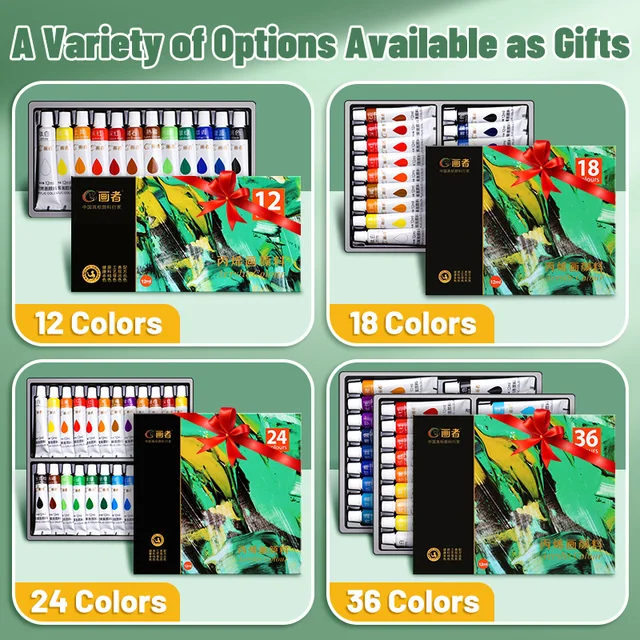 Vibrant Acrylic Paint Set 6