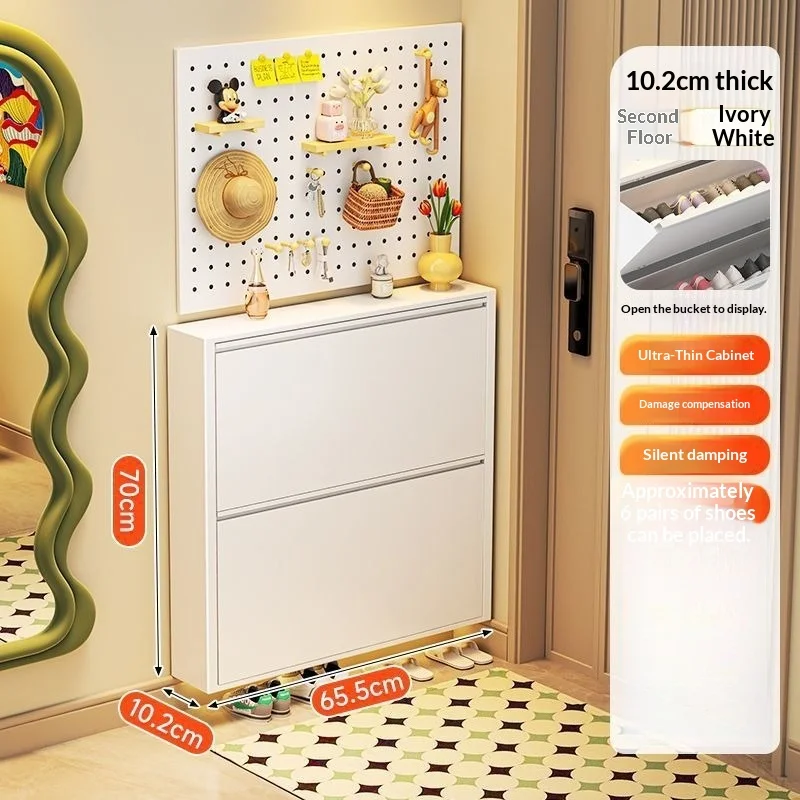 Shoe Storage Entryway Hallway Slim Narrow Flip Shoe Cabinet Shoe Organizer Shoe Rack Modern Minimalist Home Furniture Zapateros