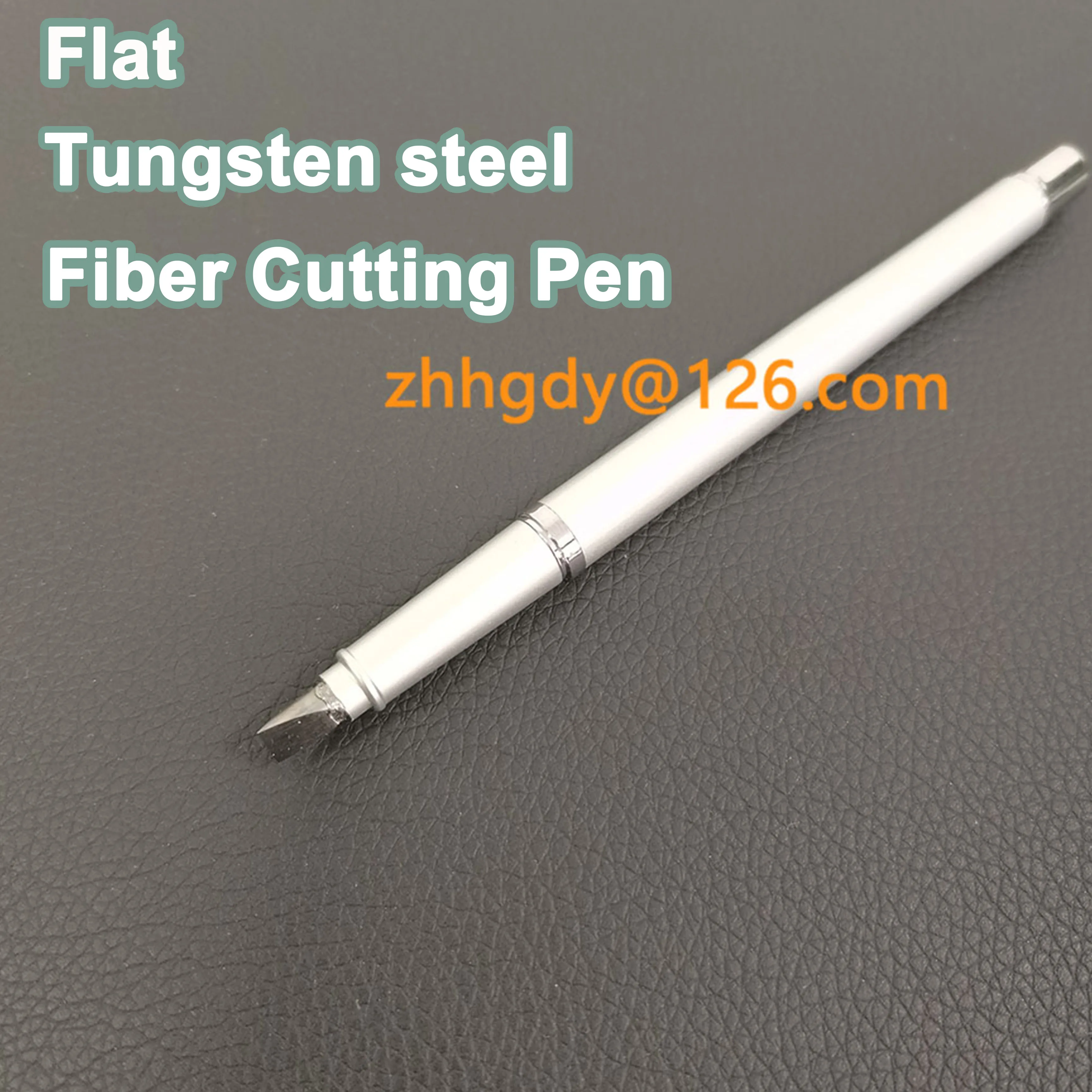 Flat mouth tungsten steel pen type fiber cleaver Fiber cleaving pen Fiber scriber Fiber cleaving pen dw1095 raise tungsten steel round flat drill d6x95 ° 95 ° x40x1t 1 milling cutter