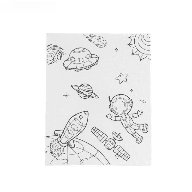 10 Cotton White Canvas Board Printing Canvas Children Diy Handmade Acrylic Blank Oil Painting Board Student Art Supplies