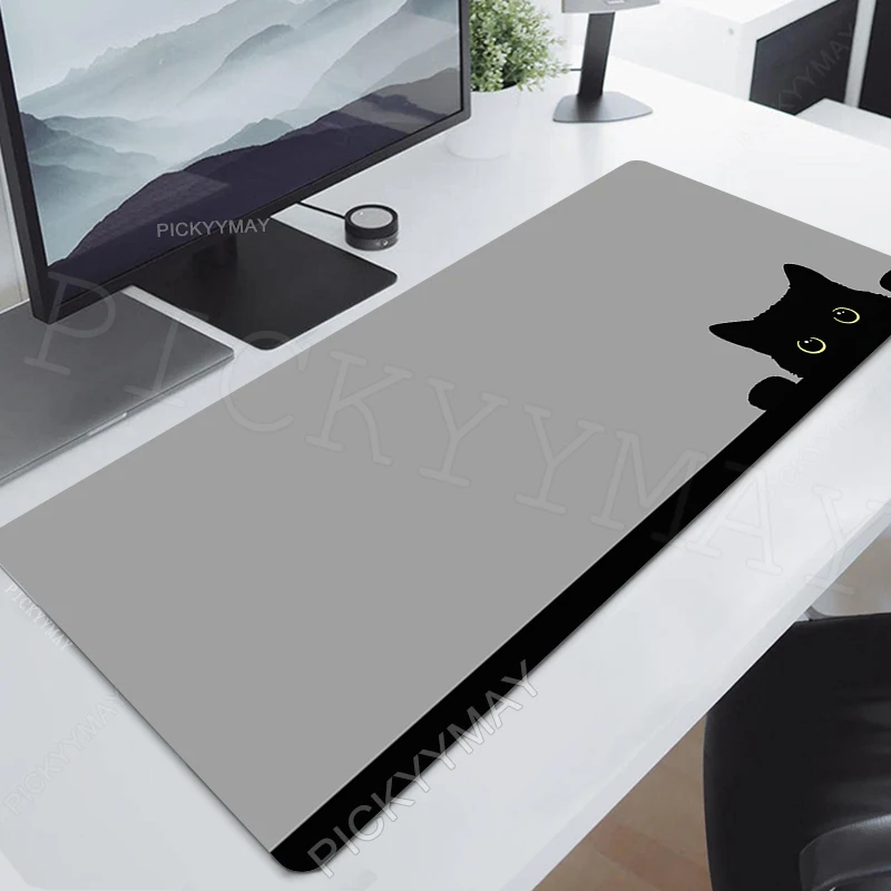 thumbnail image 1 of Alfombrillas de ratón grandes para juegos, alfombrilla bonita para ratón, alfombrilla para ratón de ordenador, alfombrilla de ratón de 90x40cm, almohadillas de escritorio de gato para teclado de PC, a, 1 of 5