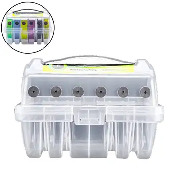 Fishing Line Large Storage Box Multifunctional 6 Compartments