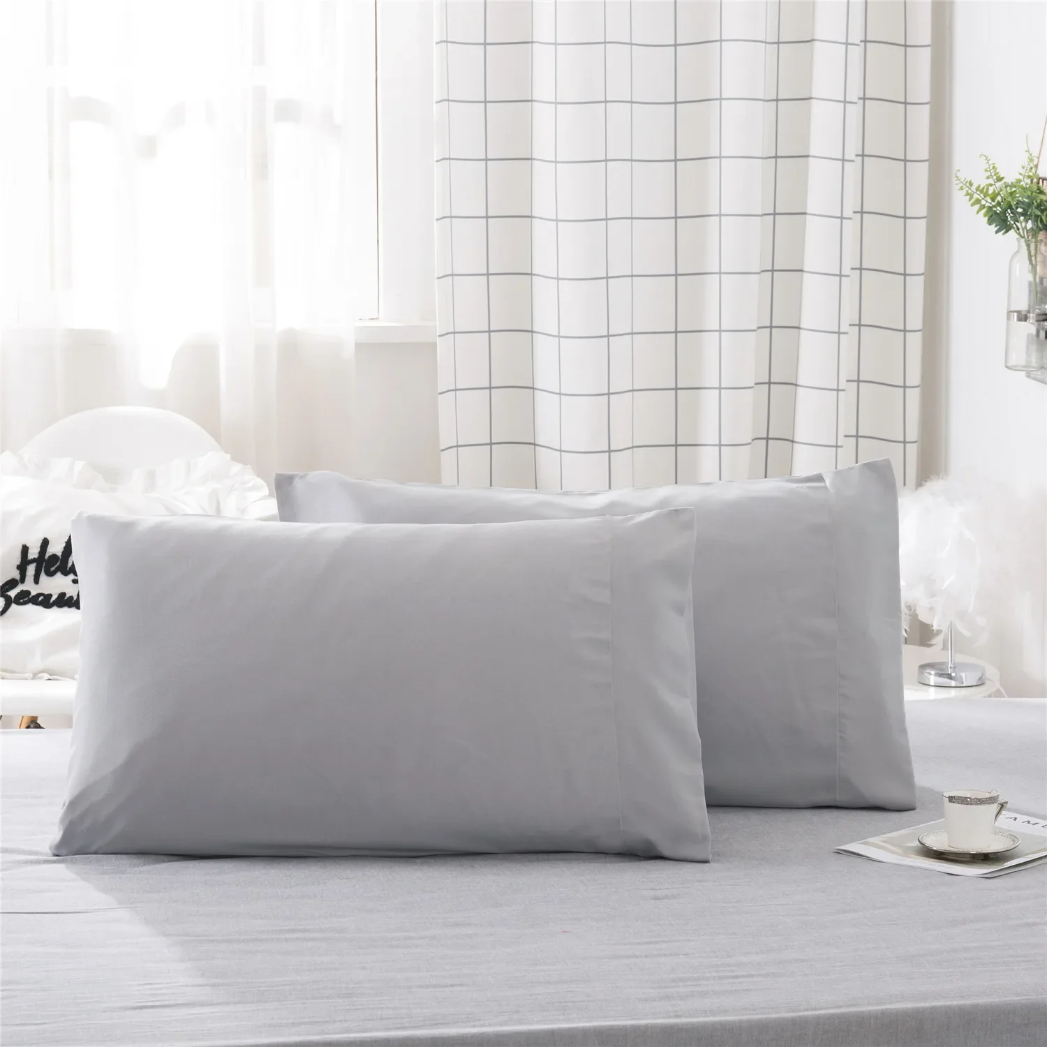 2PCS  Pillowcase Bedroom Pillowcase, Comfortable Soft Pillow Covers, Insert Not Included 6