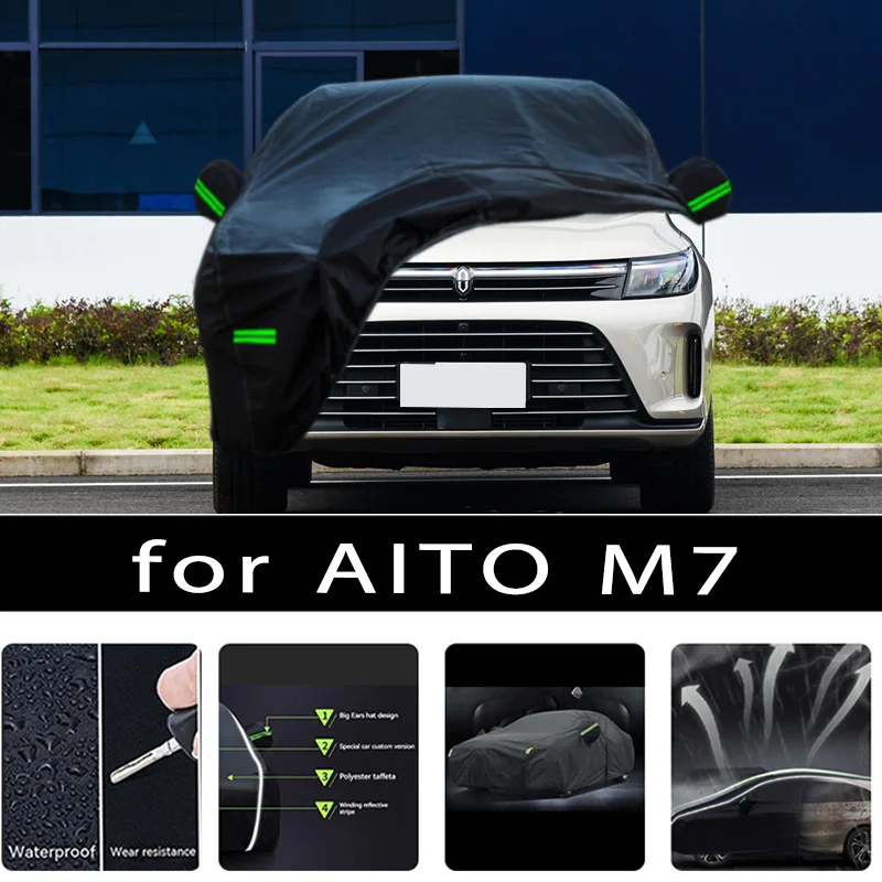 

For AITO M7 Outdoor Protection Full Car Covers Snow Cover Sunshade Waterproof Dustproof Exterior Car accessories