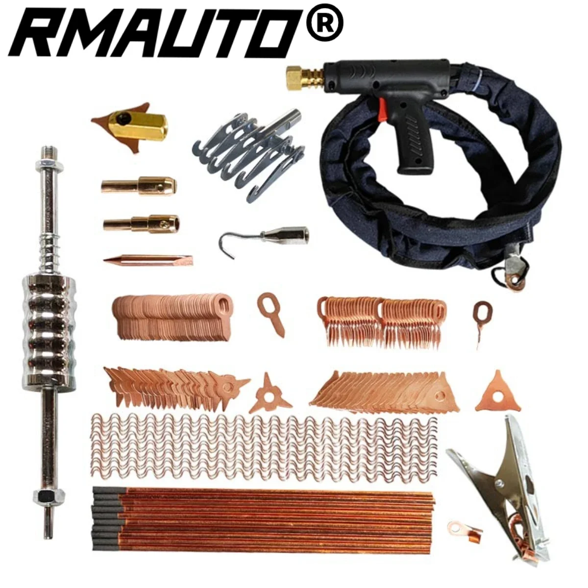 146Pcs Kit Estrattore Per Ammaccature Per Carrozzeria Per Auto Saldatura A Punti Strumento Per La Riparazione Della Carrozzeria Saldatrice Per Spotter