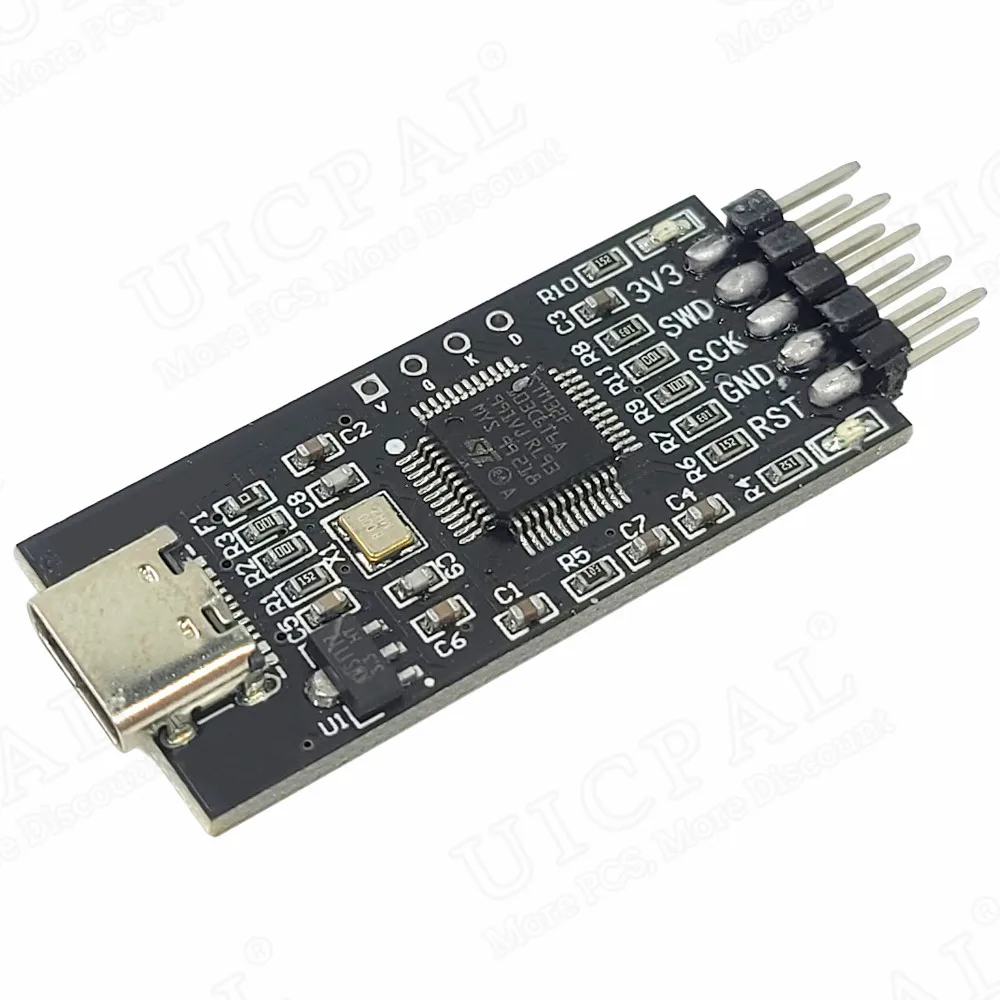 STM32 Burner Downloader Modul Emulator für Cortex-M Chip ARM Ersatz für JLINK und STLINK SWD CDC 10M TTL Port USB TYPE-C – Detail 3