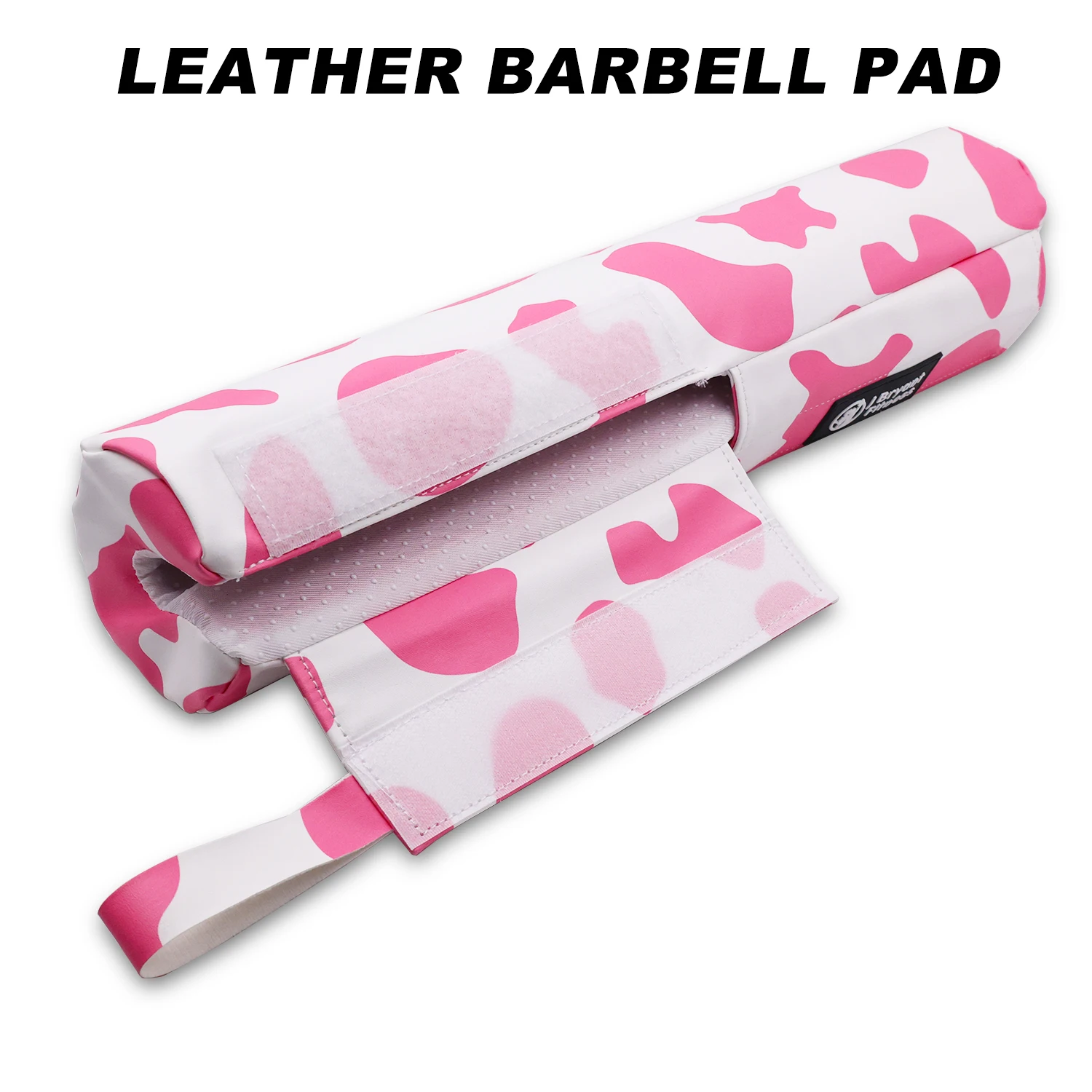 Cow Print Barbell Squat Pad Thick Foam PU Leather Padding for Neck Shoulder Protective Home Gym Weightlifting Training Equipment 4