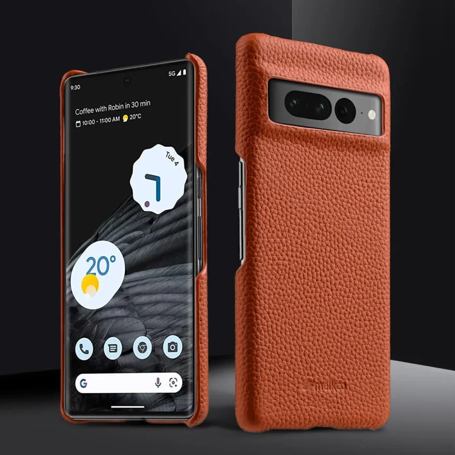 

Melkco Genuine Leather Case for Google Pixel 8 Pro 7Pro Premium Hand-made Leather Cover for Pixel8 7 Pro Case capa Business
