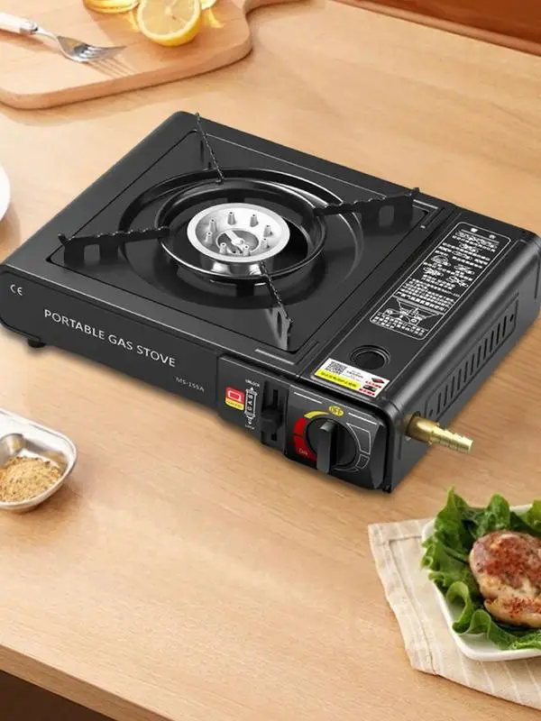 Cocina Portatil Portable Gas Stove With Case Automatic Ignition Precise Heat Control Camping And Outdoor Cooking