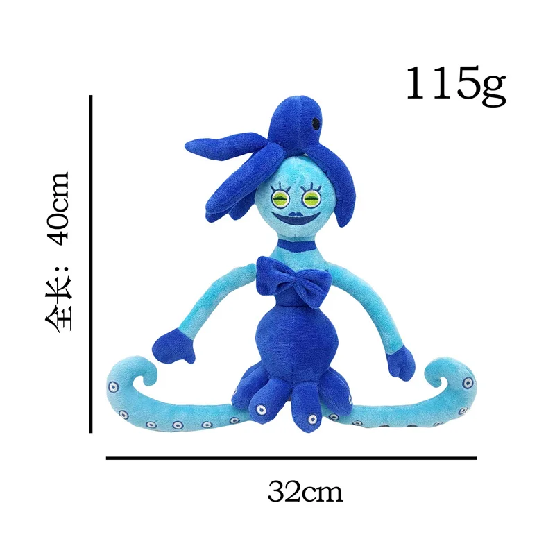 Octo-Mommy Wuggy Huggy Brinquedo De Pelúcia, Caráter Azul Dos Desenhos  Animados, Coleção De Bonecas, Presente De Sofá, Decoração, Quarto, Pernas  Longas, 40cm