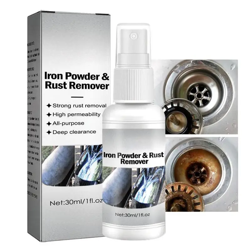 

Rust Remover Spray Auto Wash Anti Rust Metal Surface Spray Iron Powder Cleaning Super Rust Remover Cleaner Exhaust Pipes