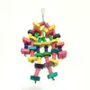 1pcs Parrot Chewing Toy Bird Parrot Blocks Knots Tearing Toy Bird Cage Bite Toy For African Grey Macaws Cockatoos 4