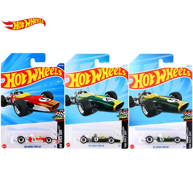Hot Wheels 2025 HW Race Day 8/10' 67 Lotus Tipo 49 # 193 # 4 # 5