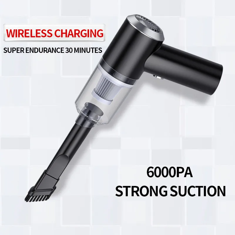 

Wireless Car Charging High Suction Mini Handheld Dry and Wet Dual Purpose Vacuum Cleaner
