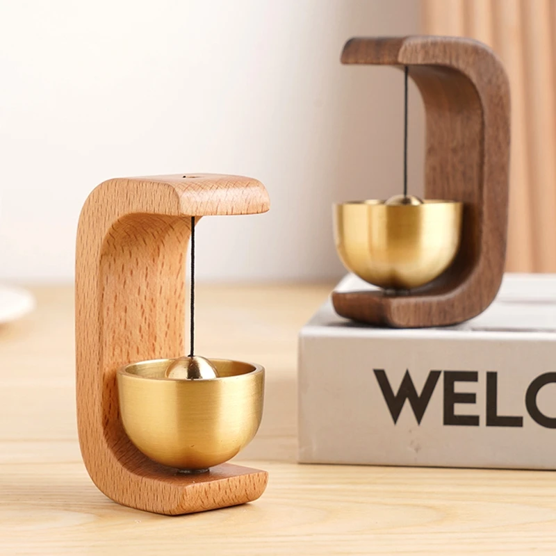 Wireless Entrance Door Bell Wooden Chime Home Decoration Hanging Doorbell for Shopkeepers Alert Door Bell