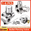 Bullet Piercing Valve with Spanner A/C BPV-31 Piercing Valve Zinc Alloy BPV-31 Piercing Valve Line Tap Valve Kit for HVAC BPV31 1