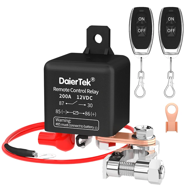 Batterie Hauptschalter fernsteuerbar 12 Volt für Seilwinde Jeep, Rennsport,  Remote Battery Switsch