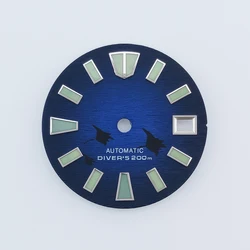 Manbushijie Multi - Color Watch Dial with Green Luminous Finish (Blue)