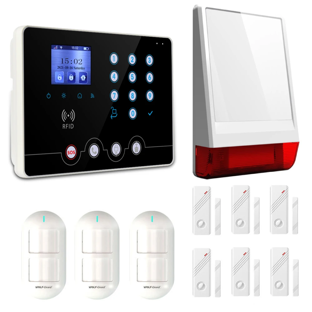 Smartlife 4G WIFI Tuya GSM hub Alarm home security alarm system