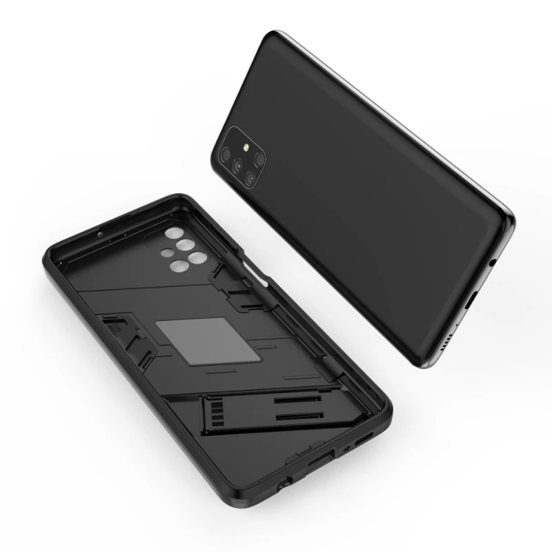 Case For Samsung Galaxy M31 M51 Shockproof Armor Phone Case For Samsung M31 M51 Anti-Fall Protect Back Cover Kickstand Coque 5