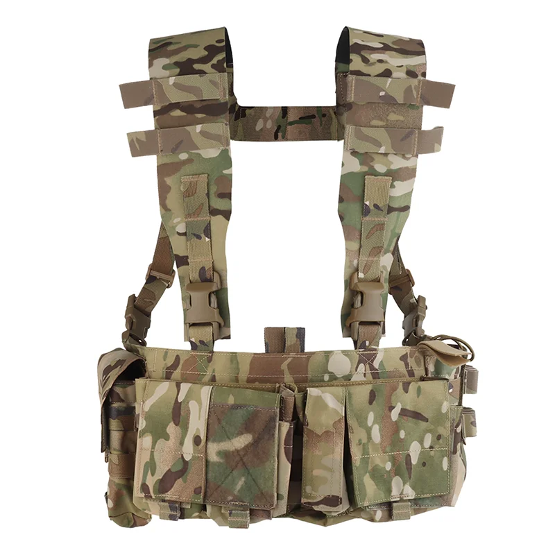 Emerson UW IV Chest Rig GP Pouch 556 762 MOLLE Weste Multi Pocket H Harness Schnellschalterplattform für EDC Tools Radio Mag Storage – Detail 20