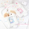 3 Style Soft Plush Card Holder Cute Cat Dog Student ID Card Cover  Protective Case Idol Goo Card Postcard Holder Kpop Stationery 1