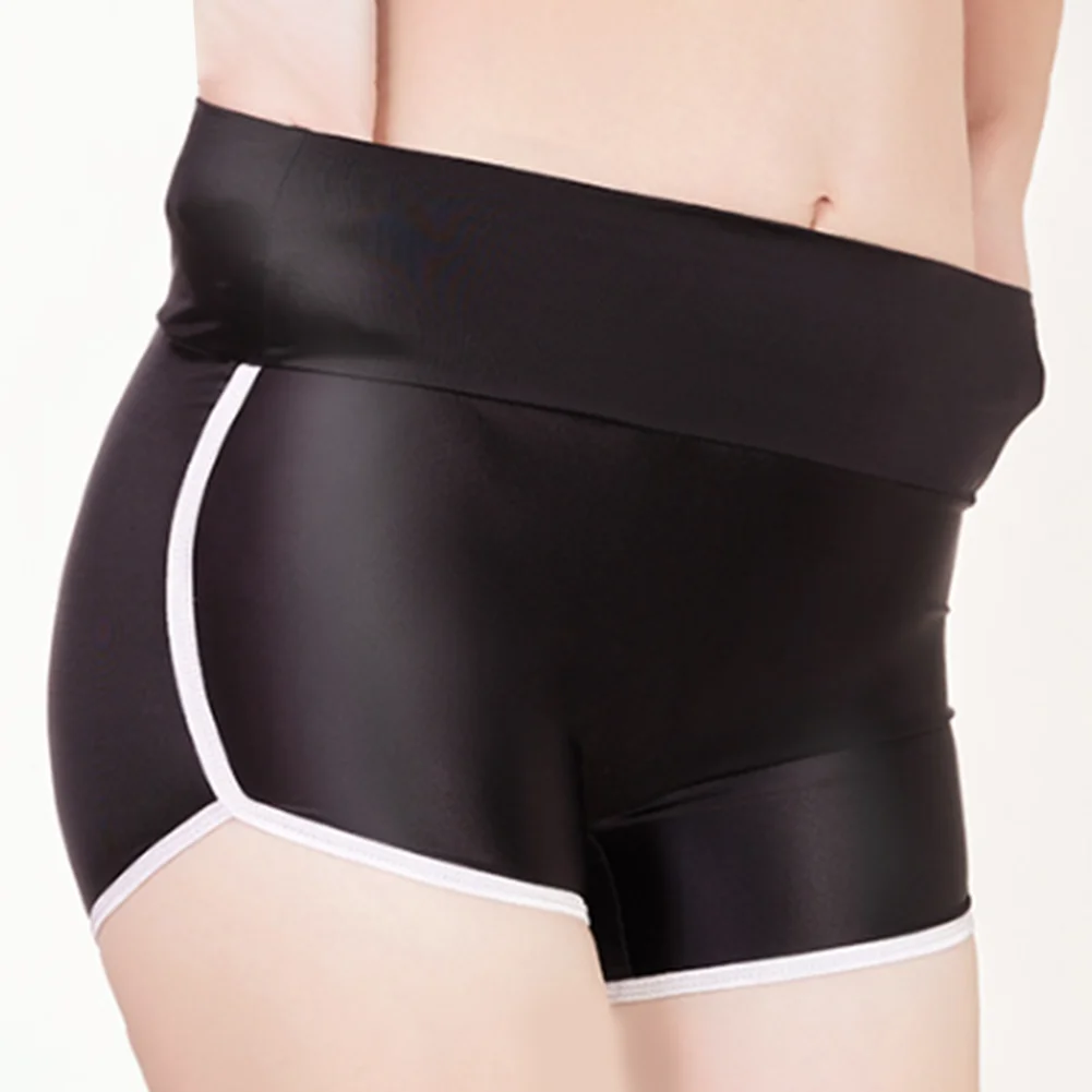 Application Oil Glossy Pink White Yoga Sports Shorts Black Nylon Panties Hip How To Choose Proper Shorts