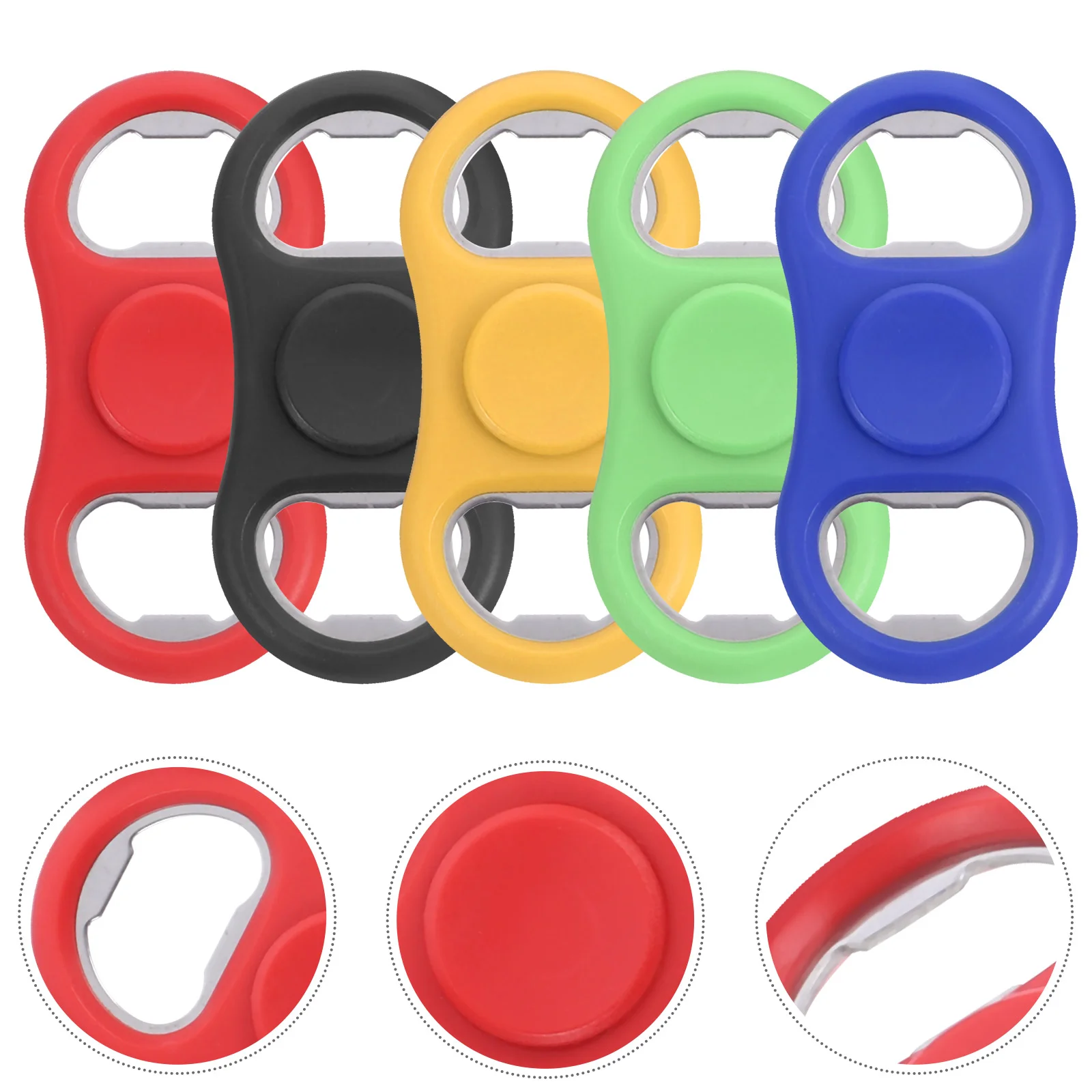 

5pcs Rotation Bottle Opener Portable Bottle Opener for Home Bar Pub KTV