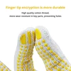 12 Pairs Work Gloves with Anti Slip Grip PVC Dots Safety Cotton Protection for Painter Mechanic Industrial Construction 5