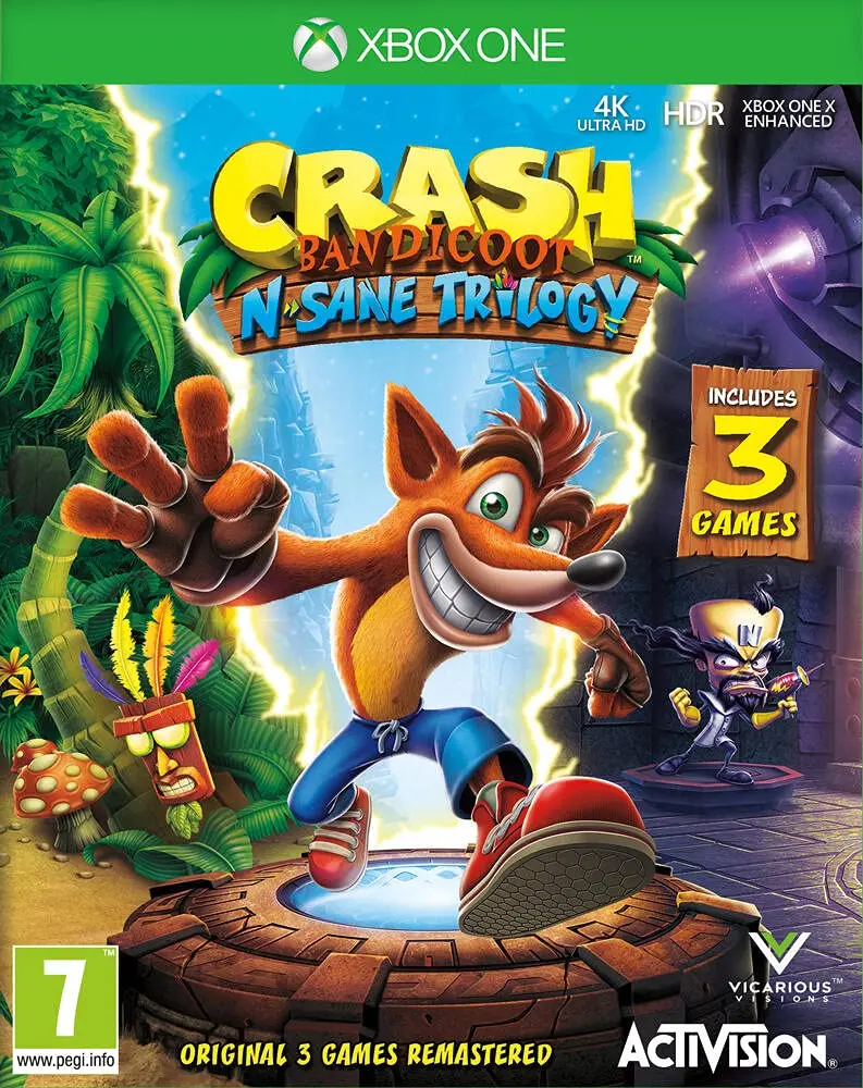 Crash Bandicoot Nskin Trilogy Xbox One Disk Version Series X | S Controller Per Videogiochi Stazione Di Gioco Console Giochi Di Oggetti