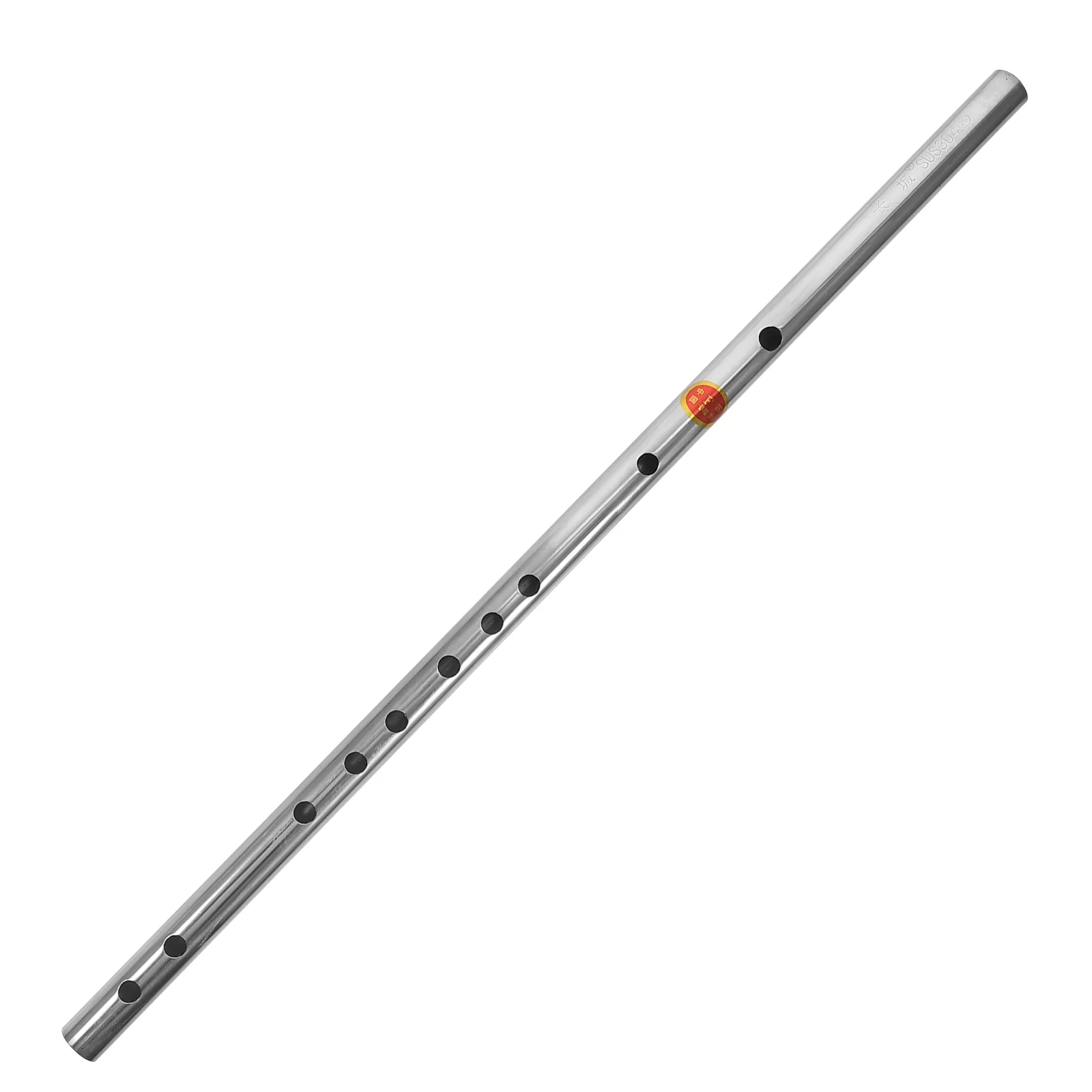 

High Quality Stainless Steel Long Flute Chinese Flute Introductory Lightweight Beginners Flute G F Key with Chinese knot