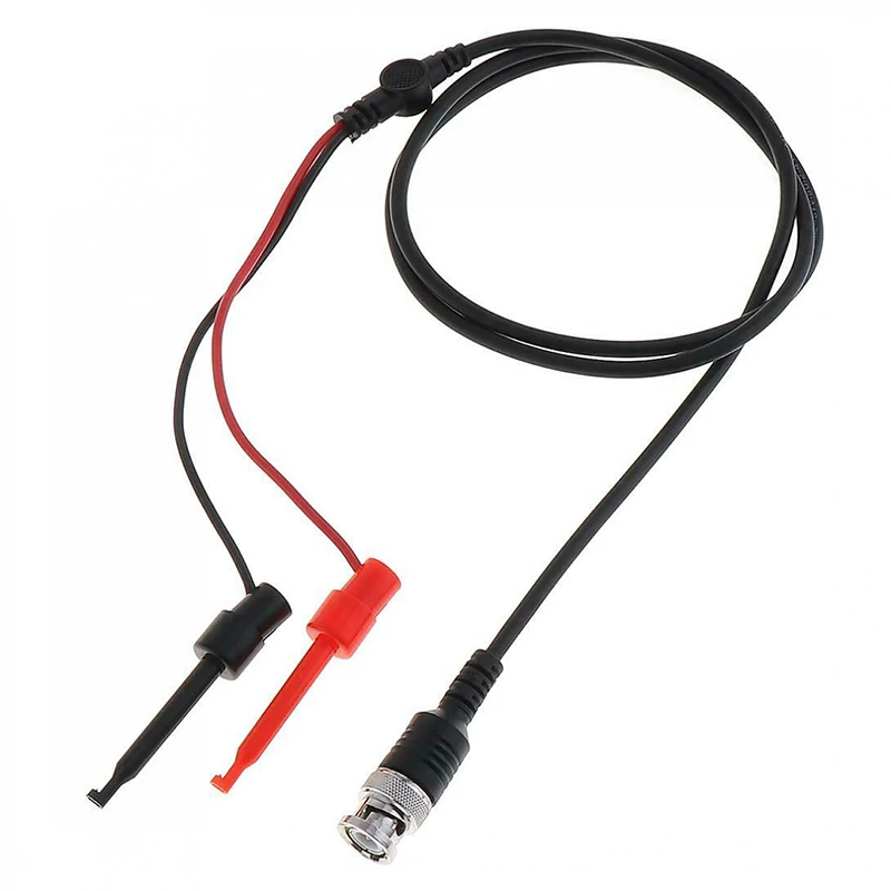 Test Lead JX 1PCS BNC Male Plug to Dual Hook Clip Alligator Clip Banana Plug for oscilloscope/multimeter